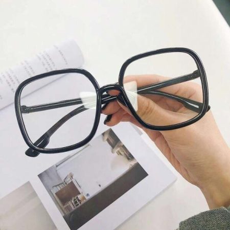 Square Frame Eyeglasses Clear Glasses Accessories Blue Light Glasses Accessories For Women Black